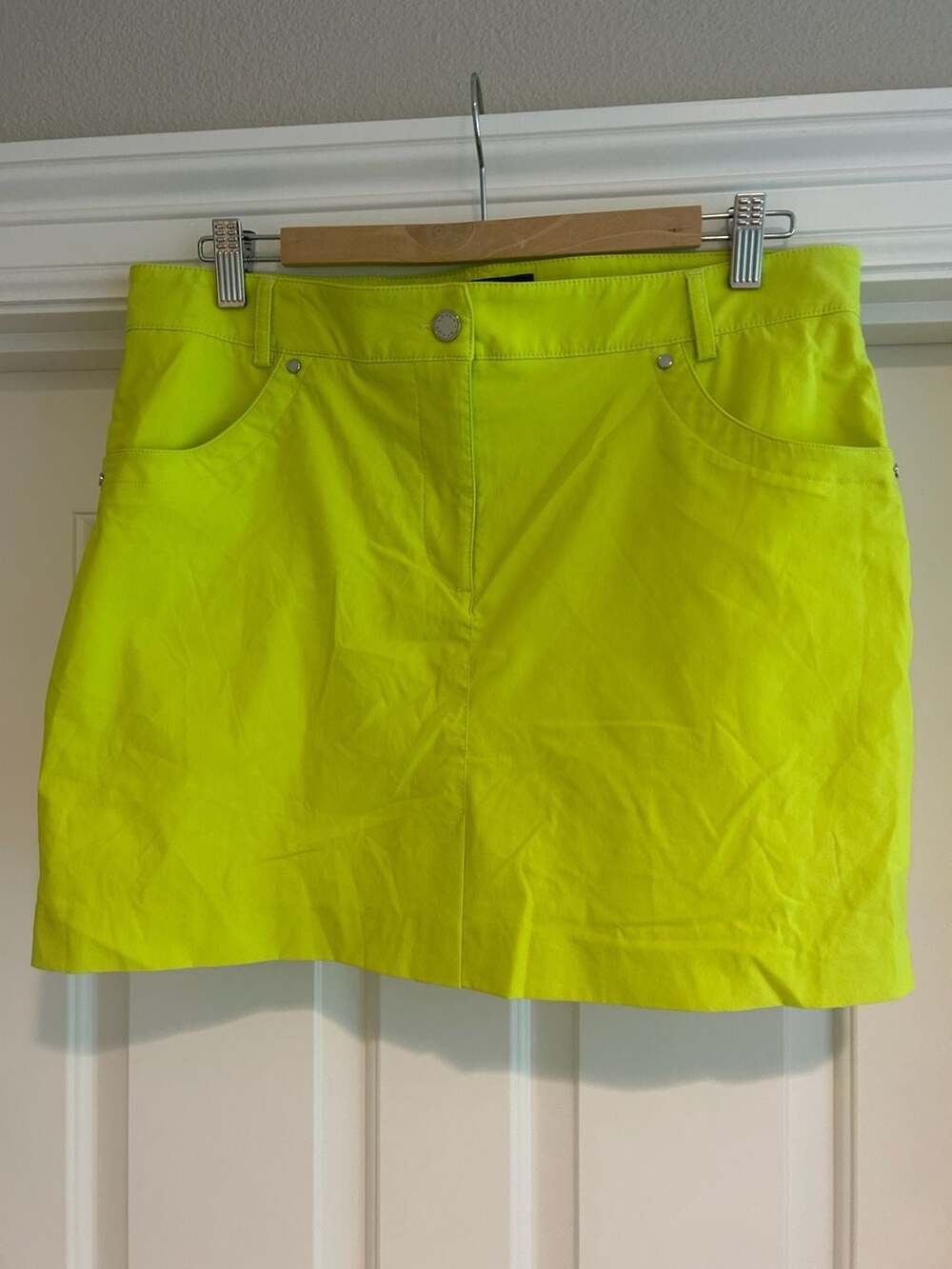 Lohla Sport Women's Golf Skort Neon Yellow Size 10